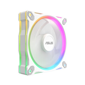 Asus Prime MR120 Reverse Fan illiminate Every Angle, Dual-Sided Lightning - White