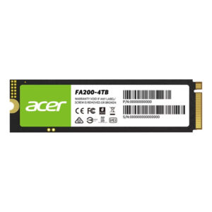 Acer FA200 4TB PCIe Gen4x4 M.2 NVMe SSD UpTo 7200MB/s Read & UpTo 6200MB/s Read