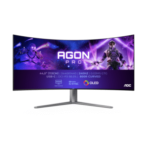 AOC AGON PRO AG456UCZD 45 Inch 240Hz OLED WQHD 0.03m Curved Gaming Monitor - Black