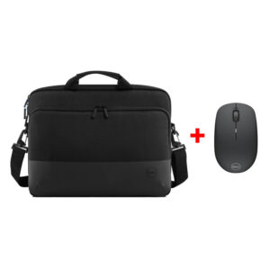Dell PO1520CS Pro Slim Briefcase & WM126 Wireless Optical Mouse - Black - Image 1