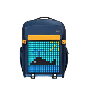 Divoom Pixel Art Backpack-S Youngsters Customizable LED Animation Display Bag With App Control - Dark Blue - Image 1