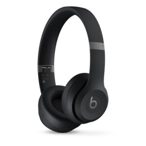 Beats Solo 4 Wireless Bluetooth On-Ear Headphones, Apple & Android Compatible, Up to 50 hours of Battery Life – Matte Black