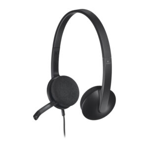 Logitech H340 USB Computer Headset - Black