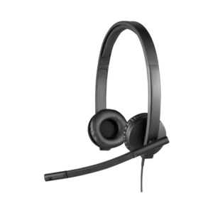Logitech H570E USB Stereo Headset With Noise-Cancelling Mic - Black