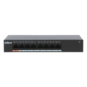 Dahua 8-Port Gigabit Ethernet PoE Switch with 4-Port PoE - Black