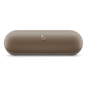 Beats Pill - Wireless Bluetooth Speaker Matte Black, 24H Battery, USB-C Charging, IP67 Water Resistant, Built-in Mic, Apple & Android Compatible - Champagne Gold