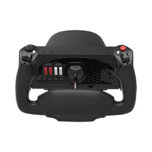 HoneyComb Aeronautical Alpha Flight Controls Yoke & Switch Panel Two Vertical 2-Way Rocker Switches, 8-Way Hat Switch, Two Buttons For PC & MAC